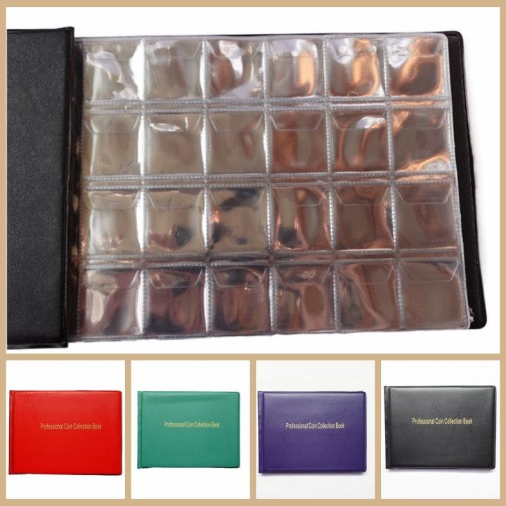 NTEDE 10 Pages Coins Collection Book PVC 240 Pockets Coins Album ...