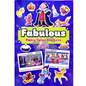 FAIRY TALES STICKERS BOOK SAIZ A4 FUN TIME STICKERS - MIND TO MIND