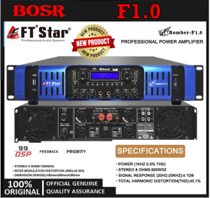 【BOSR】FT STAR BOMBER F1.0 Digital Karaoke Professional Integrated Power Amplifier(USB/Bluetooth)