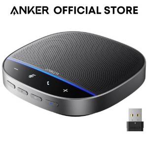 Anker PowerConf S500 Bluetooth Speakerphone Auto Focus 4 Microphones with 32KHz Zoom Certified Wirelessly Pair Two S500s A3305