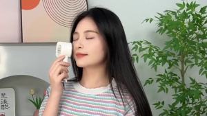 Xiaomi มินิ / มือถือพัดลมเซมิคอนดักเตอร์เครื่องทำความเย็นแบตเตอรี่แบบพกพา USB ชาร์จมือถือพัดลมระบายความร้อนอากาศเย็นสำหรับกลางแจ้ง