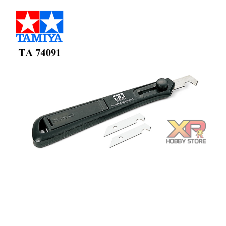 Tamiya - 74091, Plastic Scriber II, La herramienta de plástico para cortar