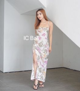 BAJU WANITA MODEL BARU LONG DRESS MAUDY LDM008