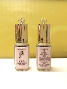 Whoo Kem Lót Tái Sinh Cao Cấp Whoo Double Radiant Base PINK 8ml lên tông che khuyết điểm bền màu