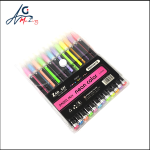 12 in 1 Neon Color Pen 1.0mm/Metal/Pastel/Highlighter/Gilitter/Pen