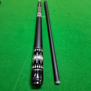ไม้คิวบิลเลียดมาตรฐานอเมริกัน 9 ลูก 1/2 แยก คาร์บอนไฟเบอร์ หัวใหญ่ 13 มม. สแตนเลส ล้อกลาง ข้อต่อโลหะ