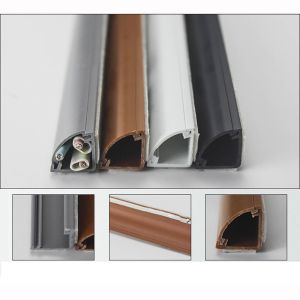 JIYAN2866 Anti-extrusion Floor Cord Cover Triangle Durable Extension Wiring Duct Protector Cable Concealer Manage Self-Adhesive Cord Protector Home Outdoor