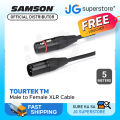 [CLEARANCE] Samson TOURtek TM 1.5 / 1 / 3 / 5 / 6 Meters 3 Pin XLR Male to Female High Performance Audio Cable with PVC Jacket, Nickel Plated Neutirk Connectors, and Copper Mesh Shielding | ESATM3 ESATM6 ESATM10 ESATM15 ESATM20 | JG Superstore. 