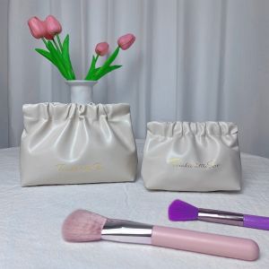 กระเป๋าเครื่องสําอาง หนัง PU กันน้ำ ทนต่อสิ่งสกปรก กระเป๋าใส่เครื่องสำอาง กระเป๋าเก็บของ (2สเปค 4สี)G3371