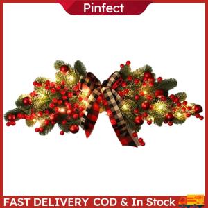 Christmas Swag Xmas Door Swag Christmas Decorative Swag for Front Door
