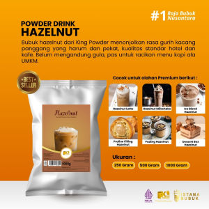 POWDER DRINK HAZELNUT  - Bubuk Minuman Rasa Kacang - Bubuk Minuman Kacang Terenak