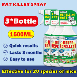 24H rat repellent🐱 Rat Repellent Spray Japanese Quality 500ML Plant extracts Safe and effective Lasts 90 days Mouse Smells and Runs Anti Rat Spray Can Repel Mice Cockroaches Mosquitoes Geckos Etc Can Be Used In Various Places Household Car