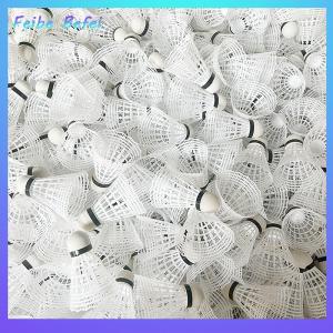 [Feibe Befei] ลูกขนไก่แบดมินตันเล่นกีฬาทนทานใช้ในบ้านลูกบอลฝึกพลาสติกไนลอน5ชิ้น