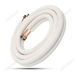 3Meter Air Conditioner Pair Coil Tube 1/4-3/8 or 1/4-1/2 sulated Copper Wire Set Air Conditioner Parts Refrigerant Tube