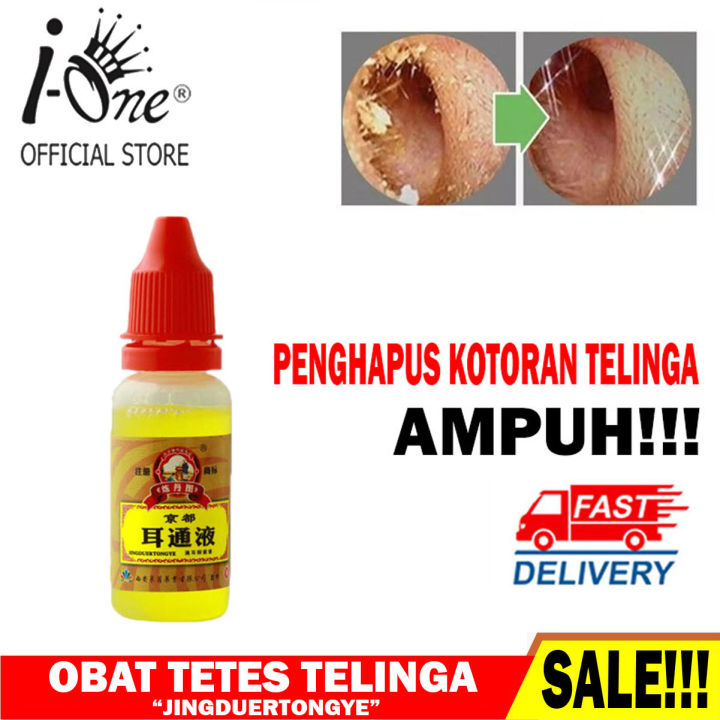 Pembersih Kotoran Telinga / Congek Telinga / Obat Tetes Telinga / Cairan Tetes Telinga Herbal/ Jingduertongye Pembersih Kotoran Telinga Herbal Tinnitus Tuli/ Telinga Congek Luka Berdengung - Cairan Pembersih Telinga 15ml