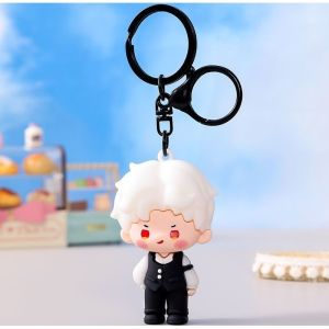 Game Love and Deepspace Cosplay Cartoon Cute Caleb Sylus Rafayel Zayne Zaynie Rafayel Xavier Pvc Keychain Ornament Student Backpack Pendant Anime Birthday Gift