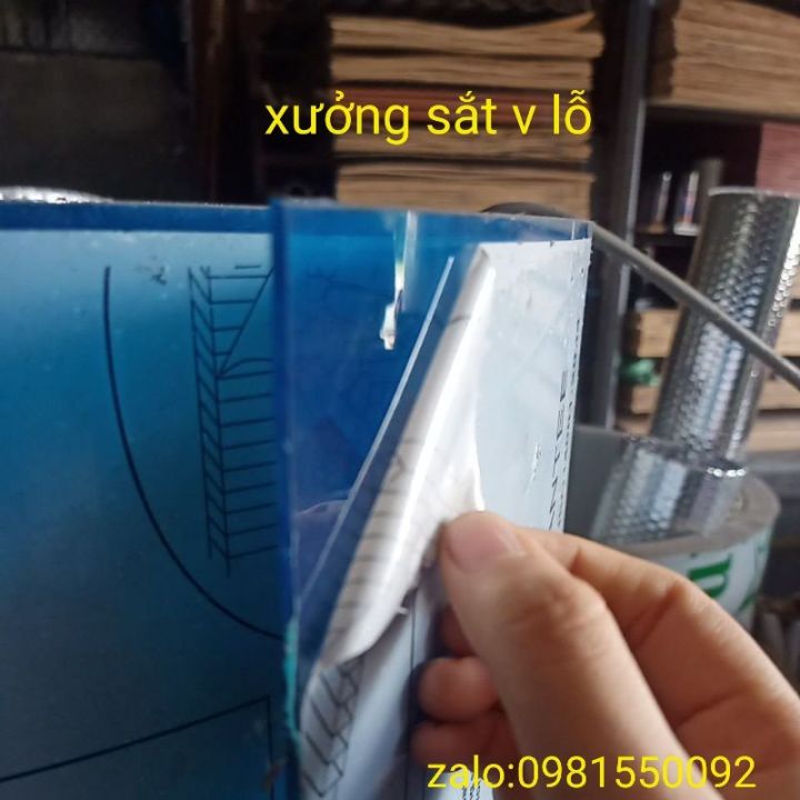 (khổ cao 1,22m x  Dày 3mm) tấm tôn nhựa lấy sáng POLY ĐẶC  TRẮNG TRONG VÀ MÀU XANHmàu
