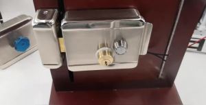 DC12V Stainless Steel Electronic Control Lock Electric Gate Door Lock Eletric Rim Lock Support Video Doorphone Intercom System