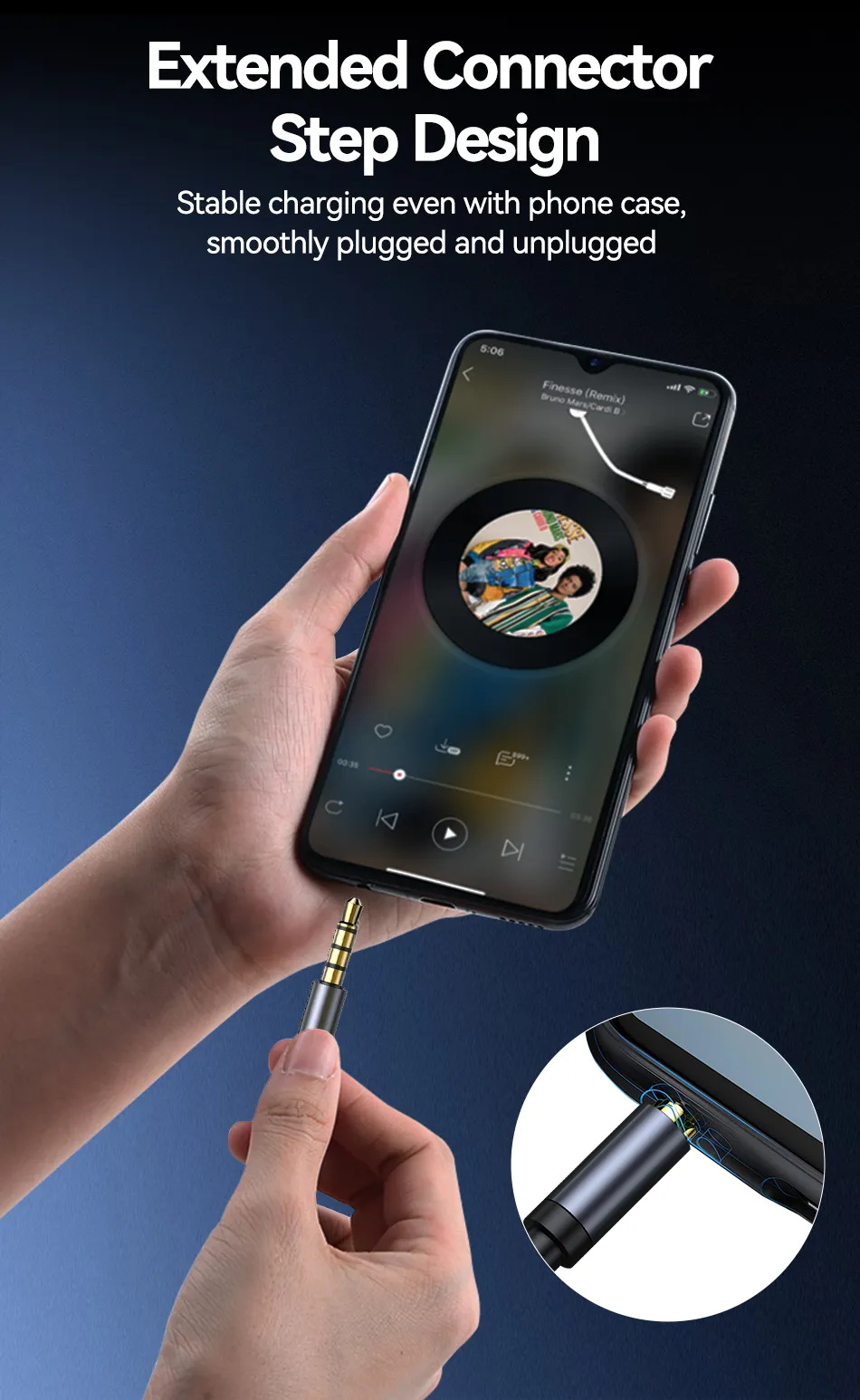 Rocoren Écouteurs Hi-Fi Puissants avec Micro – Jack 3.5mm Universel pour Téléphones Android