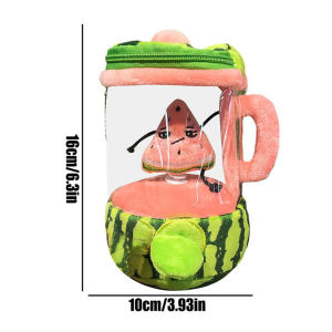Orange Juicer Plush Toy Funny Drawstring Rotating Carrot Watermelon Banana Pull Cartoon Stuffed Doll Creative Kid Party Gift