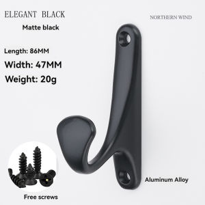 Aluminum alloy hook single hook simple coat hook coat hook hat hook hanger coat hook wall