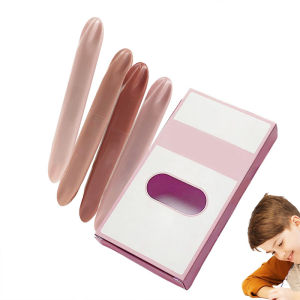 4 Pcs Dual-Head Gradient Highlighter Creative Morandi Dual-Head Fluorescent Pen Student Colorful Eye Protection Marker DIY Notebook Journal Material Pen