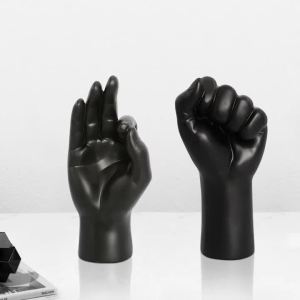 xpkQ OK Gesture Decoration Figurines Art Creative Nordic Ornaments Fist Resin Table Decoration Modern Holiday Original Funny Gifts M1Y4T