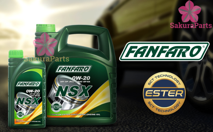 (MADE IN GERMANY) FANFARO 0W20 NSX Fully Synthetic Engine Oil 1L & 4L ...