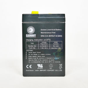 Sunny แบตเตอรี่แห้ง 6V 4.5AH รุ่น SN4.5-6 Dry Battery เหมาะ สำหรับไฟสำรองฉุกเฉิน /UPS/ ระบบเตือนภัย