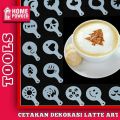 Promo Cetakan Busa Foam Kopi Latte Art Barista 16pcs. 