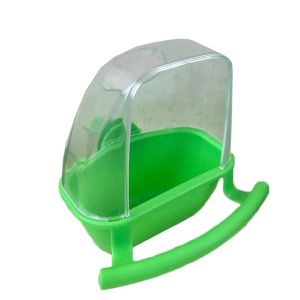 IPIE2 PP Material Splash Proof Playing and Eating Perching Clear Fix on Cage Birds Watering Bowl Parrot Supplies Bird Feeder Bird Food Container