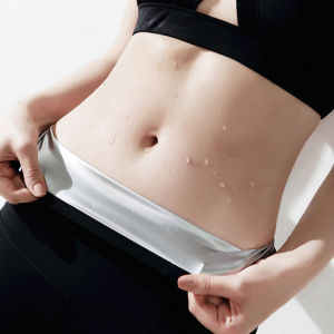 geegofirst Close-fit High Waist Breathable Sweat Shaper Shorts