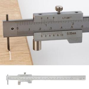Metal Verniers Calipers 8in 200mm Stainless Steel with Engraveds Scale for Scribing Iron and Other Surfaces
