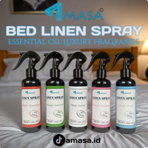Linen spray 250ml Original AMASA anti bacterial anti kutu tungau Pengharum Ruangan dan Kasur Pembasmi Kutu Tungau