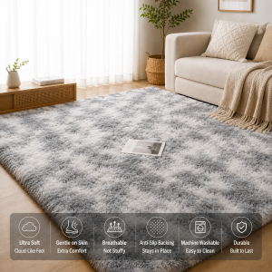 MISO Thickened Non-Slip Carpets Large Size for Childrens Play Bedroom and Living Room