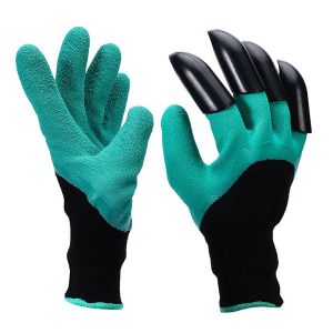 Găng Tay Làm Vườn Có Móng Vuốt Độ Bền Cao Chống Thấm Nước Đào Xới Đất Dễ Vệ Sinh