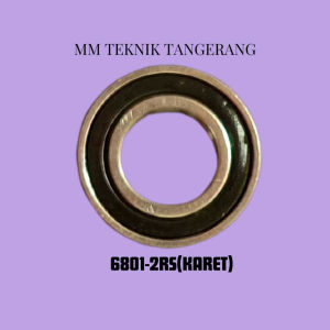 Ball Bearing 6801 zz (tutup besi) 2rs (tutup karet) Laher Original Asli Asb Nis Nkn