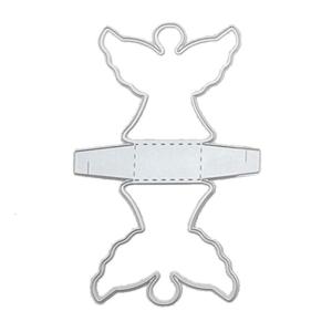 Angel Box Metal Cutting Dies Stencil DIY Scrapbooking Album Paper Template Mold Embossing Craft Decoration