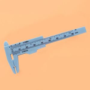 OMQAIO Plastic 80mm Sliding Design Auxiliary Tattoo Professional Measurement Tools Eyebrow Measuring Ruler Vernier Caliper Thrush Artifact