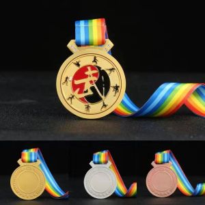 7cm rotating medal fun medals Medals wholesale School kindergarten sports meeting badminton/table tennis/volleyball/martial arts/dance/mountain climbing/taekwondo