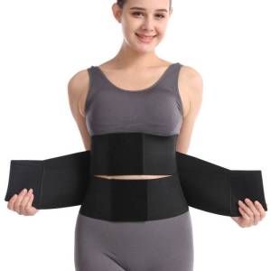 JHHB High Waist Trainer Ab Belt Slimming Body Magic Shaper Slimming Sheath Stretch Bands Waist Trainer Corset Trimmer Faja 3 Loop