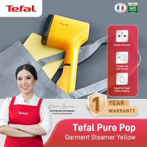 TEFAL Handheld Steamer / Setrika Uap Pure Pop Garment Steamer Yellow