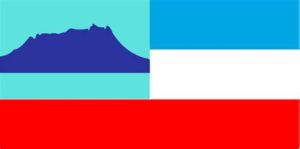 *Stok Sedia Ada* 3 x 6 kaki Bendera Sabah Polymesh Kain Tebal Berkualiti