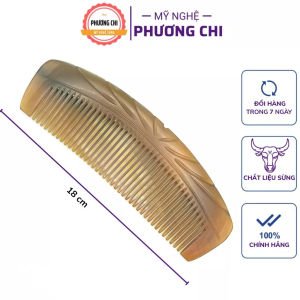 Lược sừng múi bưởi cao cấp dài 18cm lược chải tóc gỡ rối - Mỹ Nghệ Phương Chi