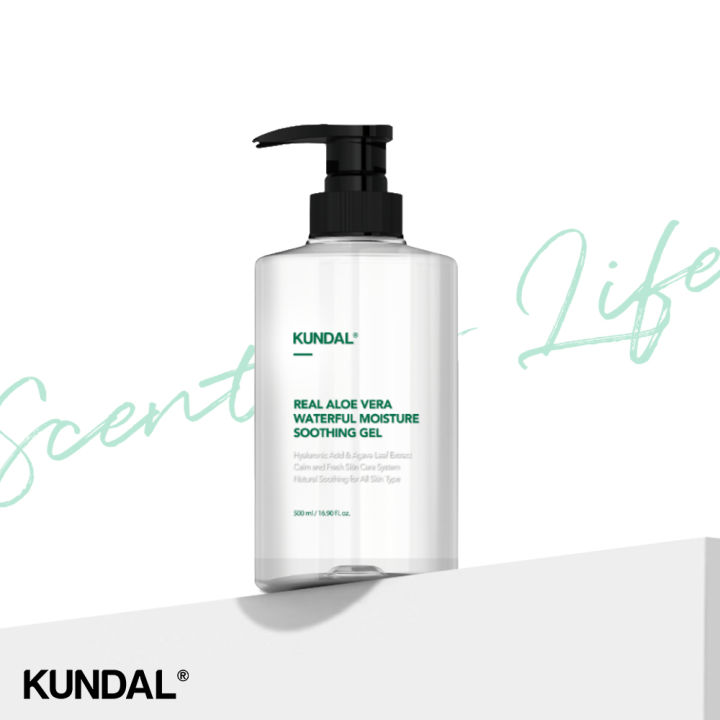 [KUNDAL] Real Aloe Vera Waterful Moisture Soothing Gel 500ml