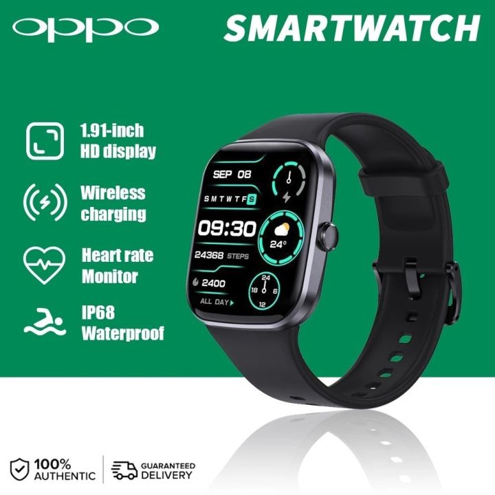 OPPO Smartwatch Waterproof Bluetooth call fitness Android iOS Bluetooth  Smart Watch Lazada PH