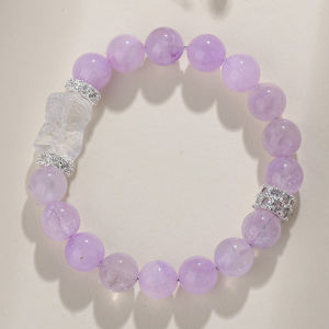Wholesale natural lavender purple and white crystal Zaki Ram fresh and stylish original womens new popular bracelet jewelry