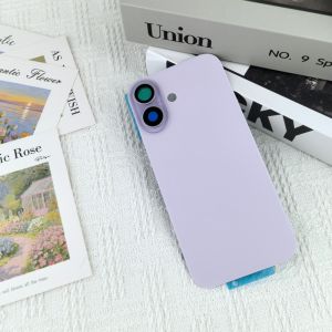 High Quality Rear Glass Case With Magnetic For 17 + Camera Lens Replacement Repair Back Door Housing Battery Cover
