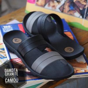 Sandal Pria Camou Camau Selop Branded Casual Slop Anti Licin Empuk - DAKOTA SPINEL