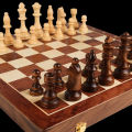 Luxury Magnetic Chess Set Traditional Wooden Folding Chess board Handwork Solid Wood Portable Chess Game. 